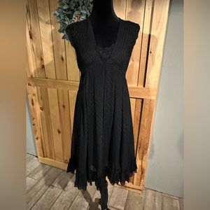 Black baby doll dress